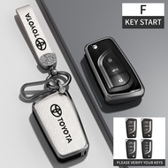 Genuine Leather Zinc Alloy 5D Car Filp Key Case Cover Shell Retro Floral Holder Protector Keychain F