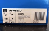 Adidas Ozweego 全黑運動鞋