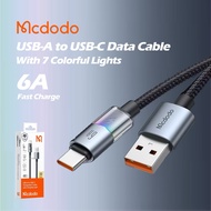 Mcdodo CA-818 / CA-820 / CA-817 / CA-819 Kabel Pengecas Pantas PD 100W / 66W / 3A Colorful lights Fa