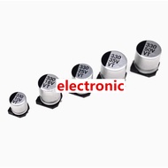 ((10 Pcs) Patch Aluminum Electrolytic Capacitor 10V330uF 16V330uF 25V330uF 35V330uF 50V330uF SMD Pat