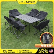 【DAYIHE】Camping Table Set 2-4 People Outdoor Foldable Table & Ergonomic Chairs for Balcony/Backyard/