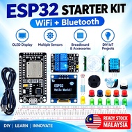 ESP32 Starter Kit WiFi Bluetooth IoT Development Board with Sensors Components Arduino Compatible fo