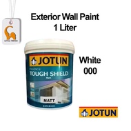 1L Jotun White Grey Green Essence Tough Shield Matt Outdoor Wall Paint Cat Dinding Luar Rumah Warna Putih Tahan Cuaca