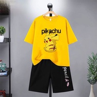 Boy's clothing set, large size 17-40kg. Korean style 5-14 year old boy outfit made of Thai elastic (