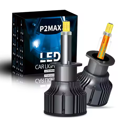 Copper Pillar Super Bright Headlight Bulb 360 6D LED H1 H7 H11 9005 9006 9012 300W/pair for Automoti