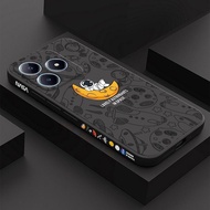 Casing Realme C53 C51 , solid color Realme C51 C53 , Space illustration Astronaut phone Case XTKR