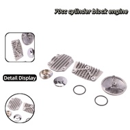 50cc 70cc 90cc 110cc Motorcycle Oil Cooler Adapter Engine Cylinder Cover Horizontal Engine Adapter E