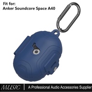 Case Cover for Anker Soundcore Space A40, Soft Silicone Case for Soundcore Space A40, Shockproof Ant