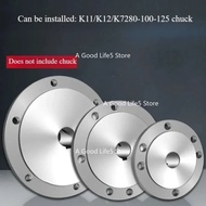 For Flange,No Keyway Chuck Motor Shaft Flange,for Self Centering K11/K12/K72-80 K11/K12/K72-100 Inne