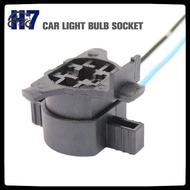 [8C11] 1Pcs Car Bulb Soet Lamp Holder H7 Car Light Bulb Soet Copper Wire Double Hole Plug Triangle C