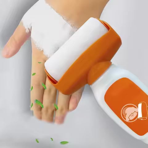 1pc ProArt Reusable 4-Inch Paint Roller Brush - Wall Repair and Touch-Up Tool(Container Only, Paint 