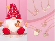 加拿大直送 Charmed Aroma-Gnome Candle - Pink &amp; Gold Heart Necklace Collection - 粉色和金色心形項鍊系列