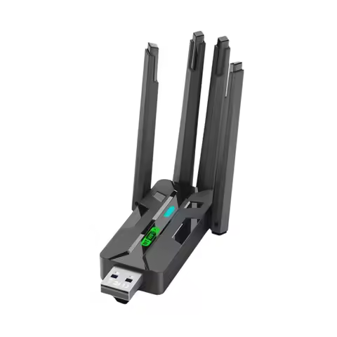 Professional AX900 Wifi6 Wifi USB Adapter 2.4G+ 5Ghz Bluetooth 5.4 Dongle 4 Antenna MU-MIMO Wireless