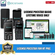 POCSTAR License Lifetime Basic Voice Only For Ht POC Hytera License POCSTAR Lifetime Voice Only