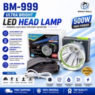 BM-999 Rechargeable LED Headlamp Super Bright Headlight Spotlight Lampu Kepala Terang for Camping Ad