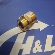 M14 female to M22*1.5 male brass adapter