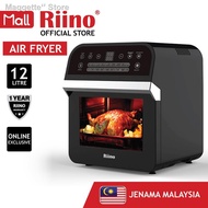 ✆Riino Air Fryer Oven Large Capacity with 16 Preset Menu Function (12L) [Free 10 Accessories] AF510T