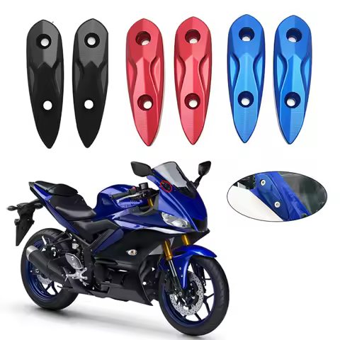 Rearview Mirror Hole Cover For Yamaha YZFR3 YZFR15 V3 YZFR25 Motorcycle Mirror Eliminators Cap YZF R