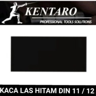 Black welding glass clear/ 108x50x3mm kentaro