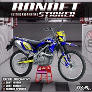 Decal STICKER KLX 150 BF MOTORCYCLE STICKER free custom design