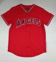 Majestic MLB 美國職棒大聯盟 洛杉磯天使隊 鈕扣版球衣 6830701-150 創信代理