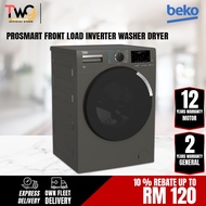 [OWN FREE DELIVERY] BEKO HTV9746XMG 9KG/5KG FRONT LOAD INVERTER WASHER DRYER