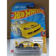 HOTWHEELS LB SUPER SILHOUETTE NISSAN SILVIA  (S15) YELLOW