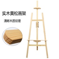 Art Desktop Easel Advertising Rack Wooden Display Rack Wooden Yellow Easel Easel Wooden Pine Easel