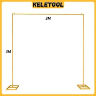 Wedding Arch Backdrop Stand Square Metal Arch Gold Arch Backdrop Balloon Arch Stand Party Backdrop W