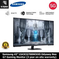 Samsung 43" Odyssey Neo G7 G70NC UHD 144Hz Gaming Monitor LS43CG700NEXXS (3 year on-site warranty)