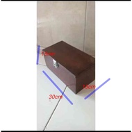 Charity box measuring 30x15x15