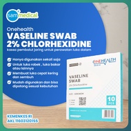 One Health Vaseline Swab Wintuel Sterile Gauze Size 10x10cm - Unit
