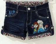 CELANA JEANS ANAK CEWEK HOTPANTS BEKAS SECON PRELOV IMPORT FROZEN