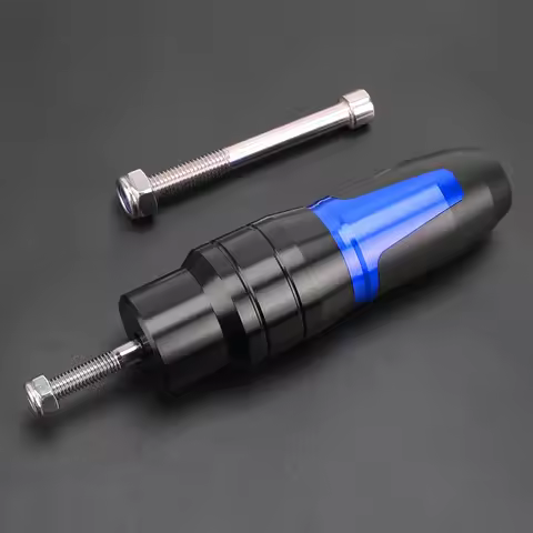 CNC Aluminum Exhaust Sliders Crash Pads Protector For Suzuki GSXR GSX-R 600 750 1000 1000R/X GSXR600