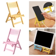 NEX Foldable Plastic Chair Shape Phone Holder for Desk Portable Travel Holder Office Desk Accessories Universal
