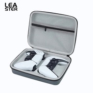 กล่องกระเป๋าถือ EVA สำหรับเดินทางกระเป๋าเก็บของเก็บของสำหรับพกพาตัวควบคุมเกมคู่เคสเก็บของสำหรับพกพาเข้ากันได้กับตัวควบคุม PS5/PS4
