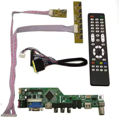 15.6“ LTN156AT09-H02 LTN156AT09-H03 1366x768 TV+HDMI+VGA+AV+USB LCD LED Screen Controller Board Driv