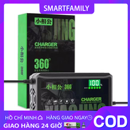 bộ sạc ắc quy xe điện tự động ngắt 60V20AH 72V20AH(báo % ) chống phồng chai pin có quạt tản nhiệt