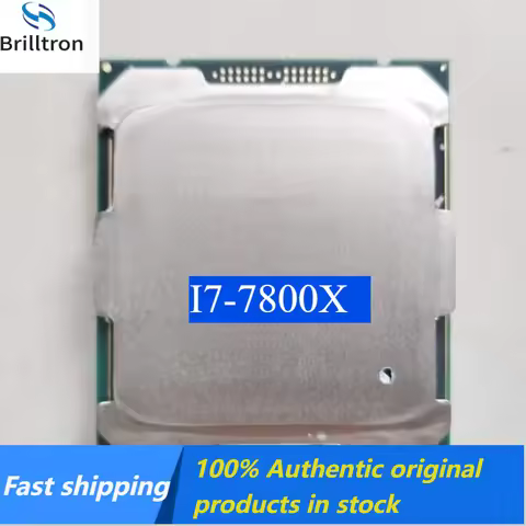 1PCS Core I7-7800X CPU 14 nm 6-Cores 12-Threads 3.5GHz 8.25MB TDP 140W I7 7800X Processor LGA2066 fo