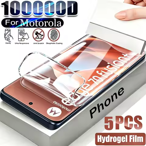 5PCS Hydrogel Film For Motorola Edge 70 Fusion+ 60 50 40 Ultra G55 G14 G53 G73 G82 G45 G35 G60 G34 G