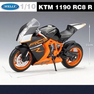 Diecast Motor Balap GP KTM 1190 RC8 R Miniatur Motor Honda CBR 1000 RR Die-cast Motor Kawasaki Ninja