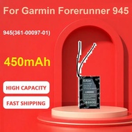 KiKiss Battery For Garmin Forerunner 945,945(361-00097-01),450mAh