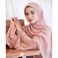 Pleated Allium Abaya (Lace with Rhinestone)🌷PREMIUM ABAYA DUBAI by The Voguescape