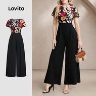 (NEW) Lovito Elegant Jumpsuit Spring/summer Jumpsuit for Women L150AD944