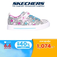 Skechers สเก็ตเชอร์ส รองเท้าเด็กผู้หญิง Girls Shimmer Stars Shoes - 314457L-WMLT Lights, On/Off Button, Twinkle Toes