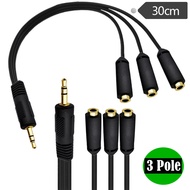 Audio Cable One Point Three Extension Cable Level 3 3 Sections DC3.5 Male Stereo Point 3 DC3.5 Femal