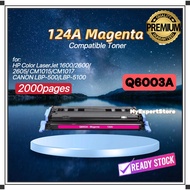 Compatible HP Q6003A (124A) Magenta Laser Toner Cartridge