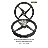 SPORT RIM PRO-RC4 PRO CUSTOM OPEN HUB Y15ZR Y16ZR HYPERTECH 4 BATANG Y15 Y16 RC4 SPORTRIM HYPERTECH 
