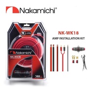 Nakamichi NK-WK18 - AMPLIFIER INSTALLATION KIT | 8GA Wiring 2 channel 700W | Woofer | 8 GA Cable