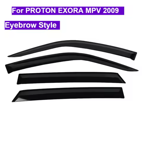 For PROTON EXORA MPV 2009 Rain Guard Door Window Visor Eyebrow Deflector Set